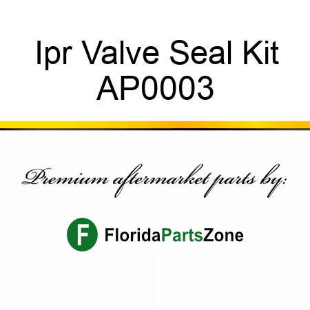 Ipr Valve Seal Kit AP0003
