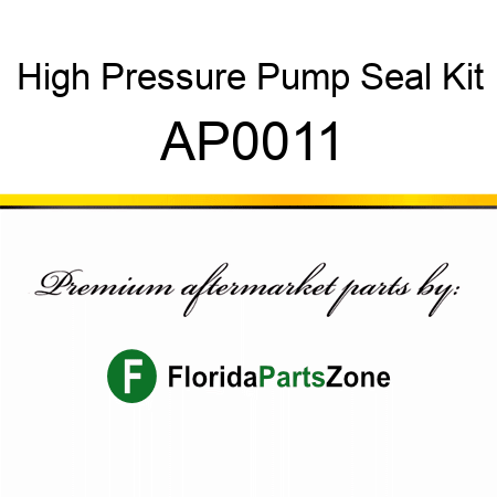 High Pressure Pump Seal Kit AP0011