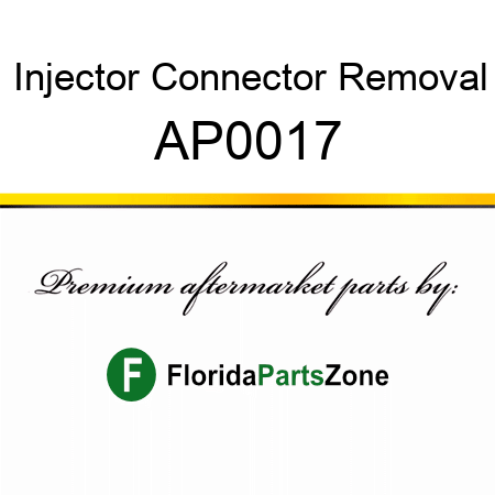 Injector Connector Removal AP0017