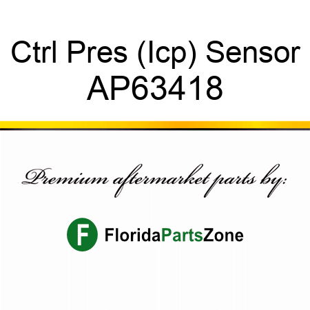 Ctrl Pres (Icp) Sensor AP63418