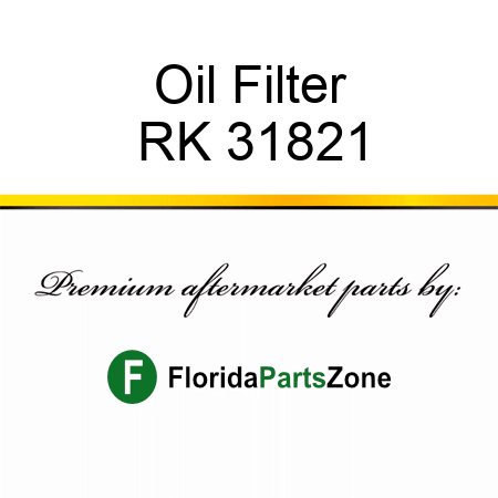 Oil Filter RK 31821