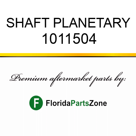 SHAFT, PLANETARY 1011504