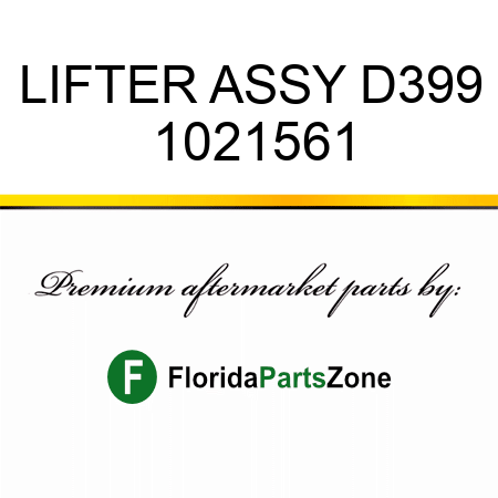 LIFTER ASSY, D399 1021561