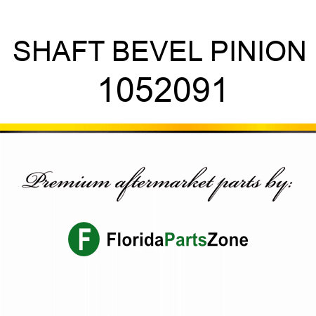 SHAFT, BEVEL PINION 1052091