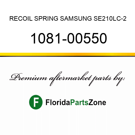 RECOIL SPRING SAMSUNG SE210LC-2 1081-00550
