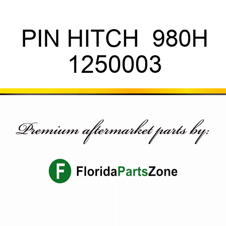 PIN, HITCH  980H 1250003