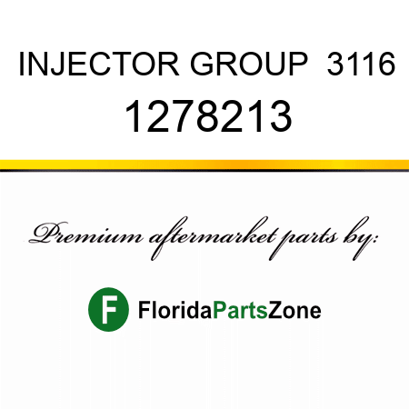 INJECTOR GROUP  3116 1278213