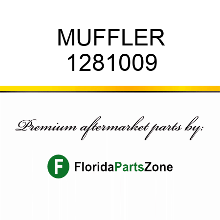 MUFFLER 1281009