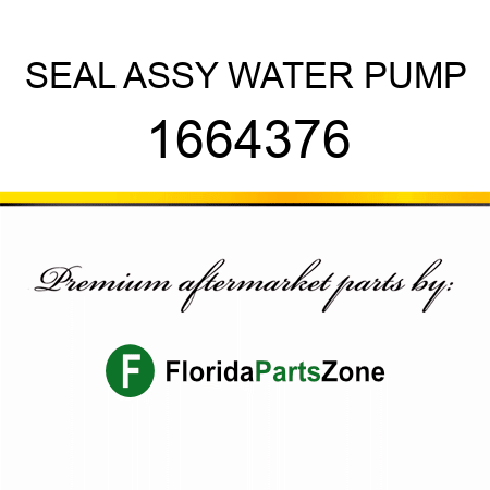 SEAL ASSY, WATER PUMP 1664376