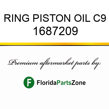 RING, PISTON OIL C9 1687209