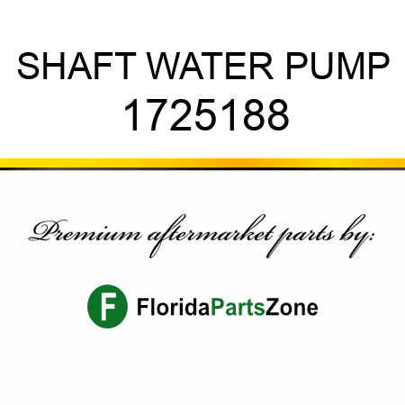 SHAFT, WATER PUMP 1725188