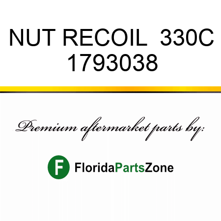 NUT, RECOIL  330C 1793038