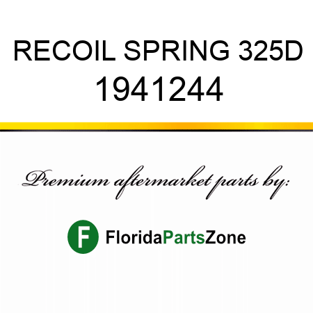 RECOIL SPRING, 325D 1941244