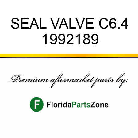 SEAL, VALVE C6.4 1992189