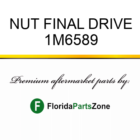 NUT, FINAL DRIVE 1M6589