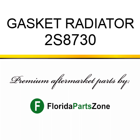 GASKET, RADIATOR 2S8730