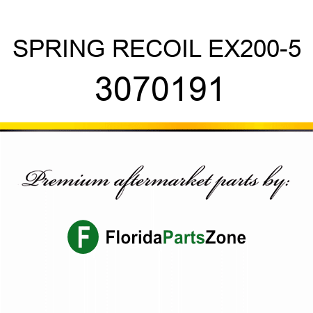 SPRING, RECOIL EX200-5 3070191