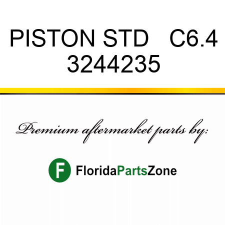 PISTON, STD   C6.4 3244235