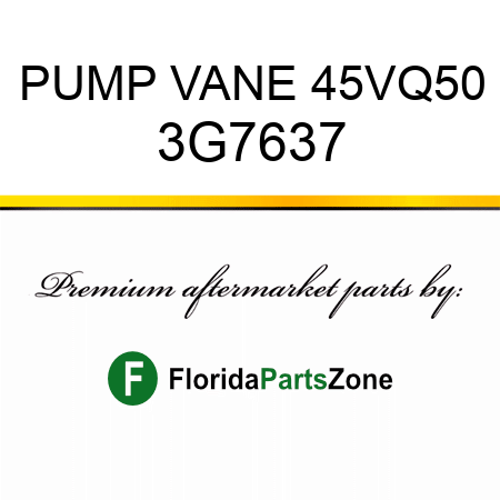 PUMP, VANE 45VQ50 3G7637