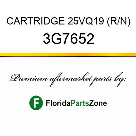 CARTRIDGE 25VQ19 (R/N) 3G7652