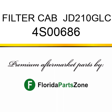 FILTER, CAB  JD210GLC 4S00686