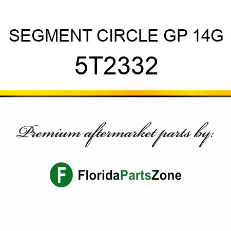 SEGMENT, CIRCLE GP 14G 5T2332