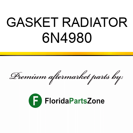 GASKET, RADIATOR 6N4980