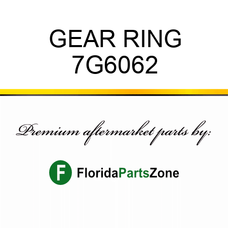 GEAR, RING 7G6062