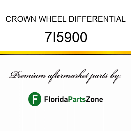 CROWN WHEEL, DIFFERENTIAL 7I5900