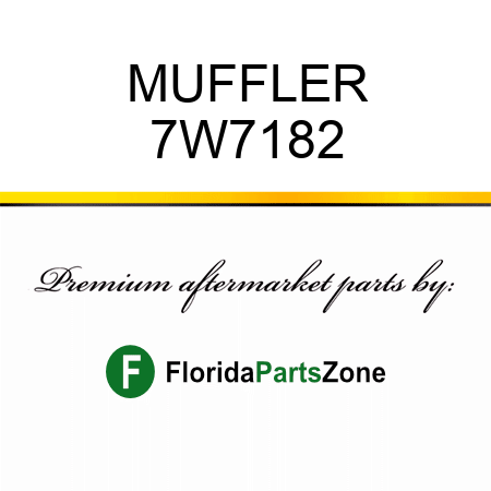 MUFFLER 7W7182