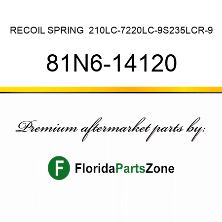 RECOIL SPRING  210LC-7,220LC-9S,235LCR-9 81N6-14120