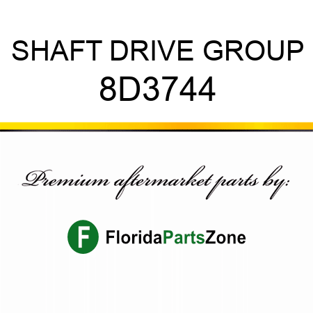 SHAFT, DRIVE GROUP 8D3744