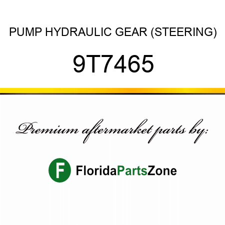 PUMP, HYDRAULIC GEAR (STEERING) 9T7465