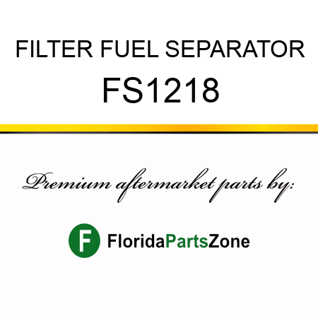 FILTER, FUEL SEPARATOR FS1218