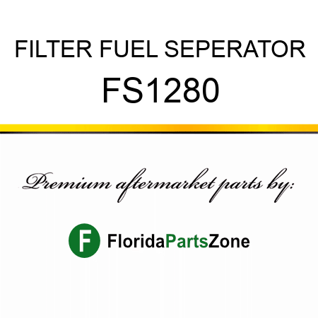 FILTER, FUEL SEPERATOR FS1280