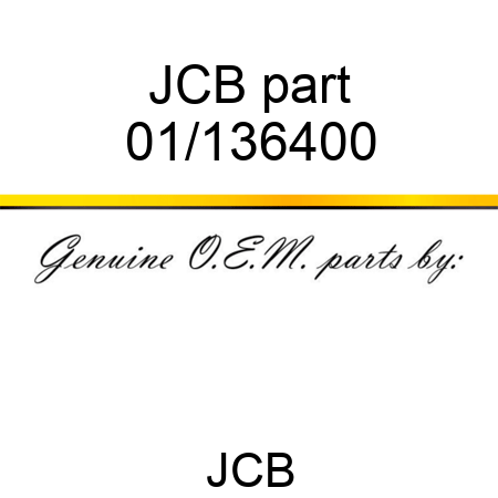 JCB part 01/136400