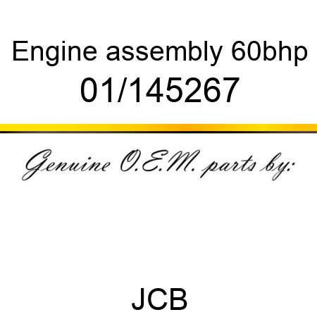 Engine, assembly,, 60bhp 01/145267