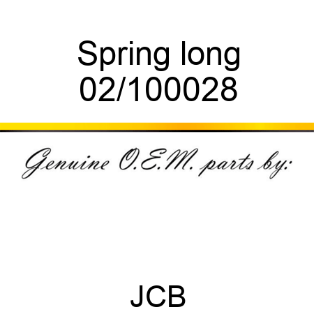Spring, long 02/100028