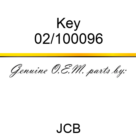 Key 02/100096