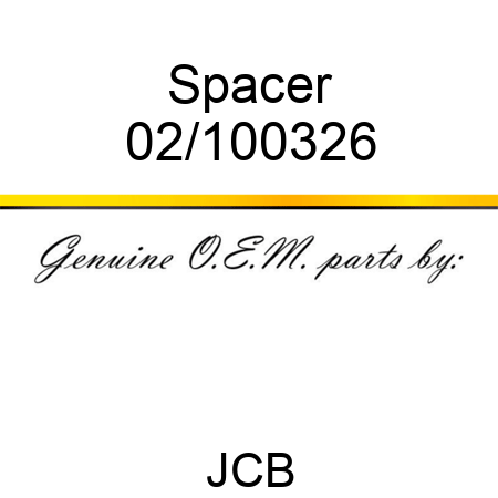 Spacer 02/100326