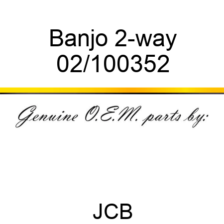 Banjo, 2-way 02/100352