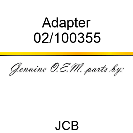 Adapter 02/100355