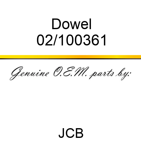 Dowel 02/100361