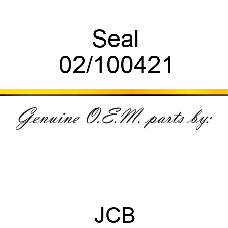 Seal 02/100421