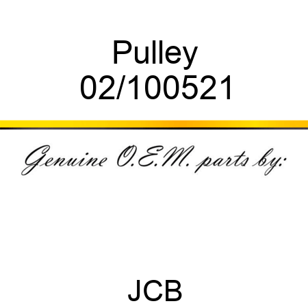 Pulley 02/100521