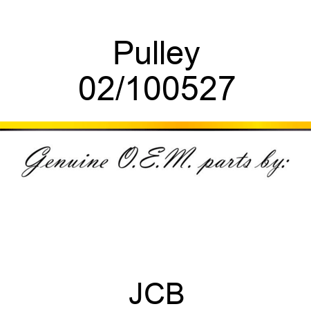 Pulley 02/100527