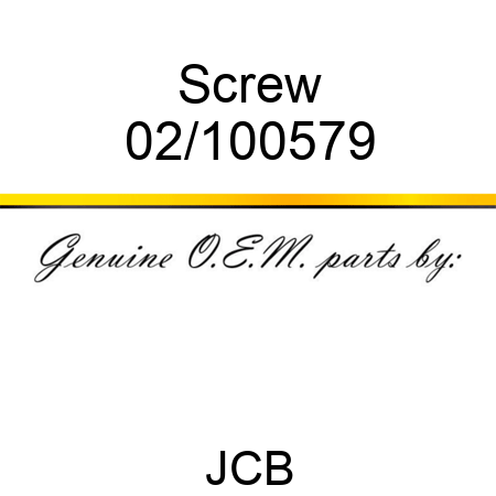 Screw 02/100579