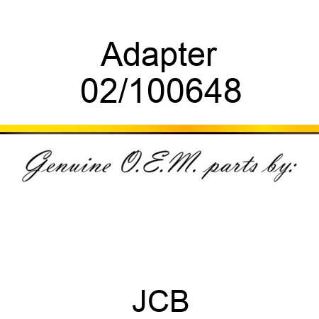 Adapter 02/100648