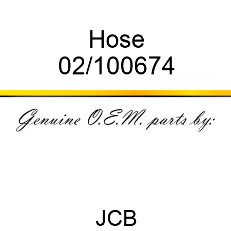 Hose 02/100674