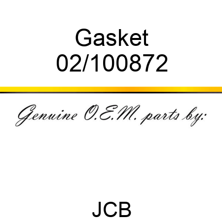 Gasket 02/100872